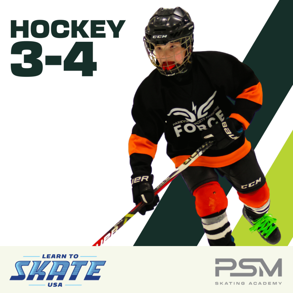 Learn to Skate Hockey 3-4 USA PSM Icehouse