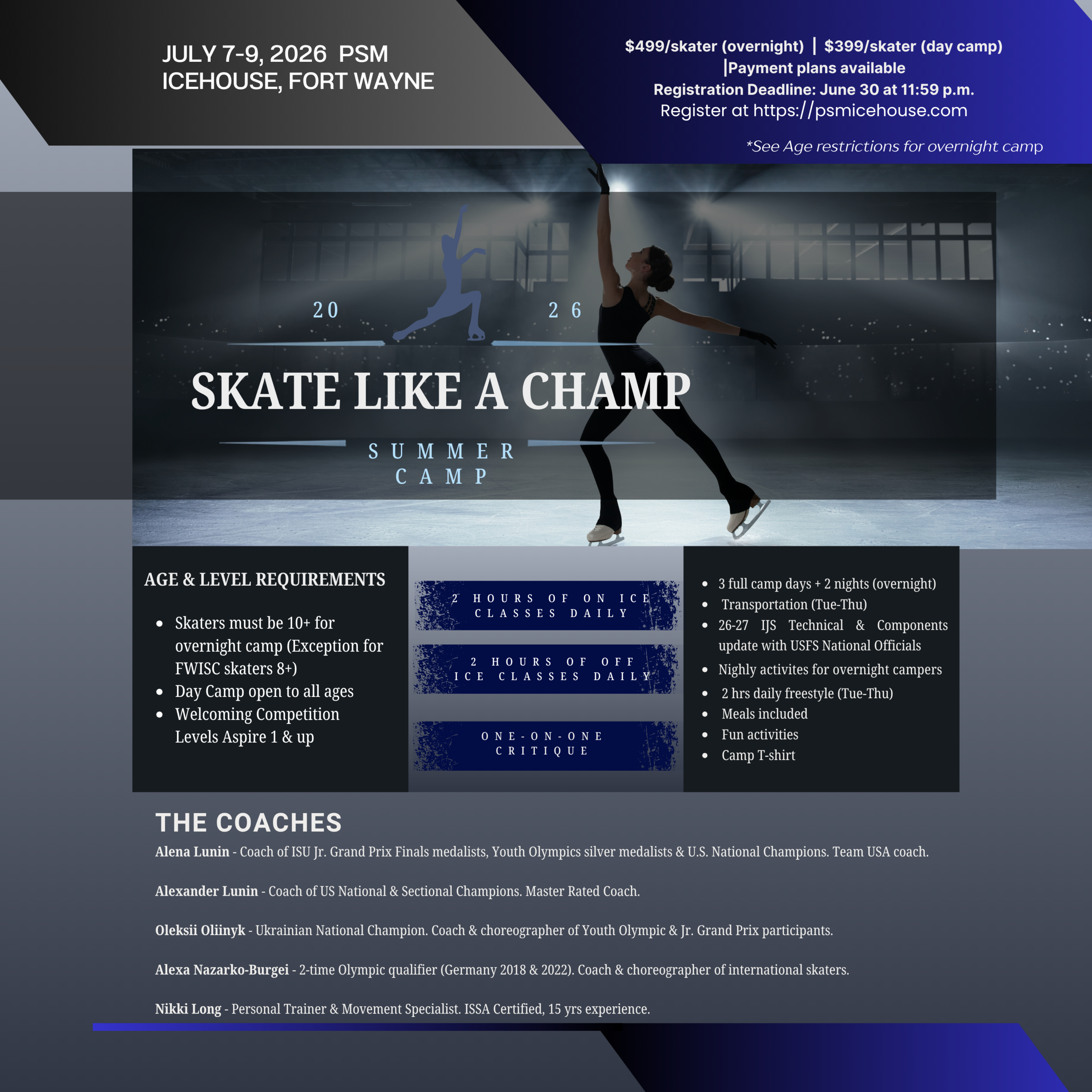 Skate Like a Champ Skating Camp